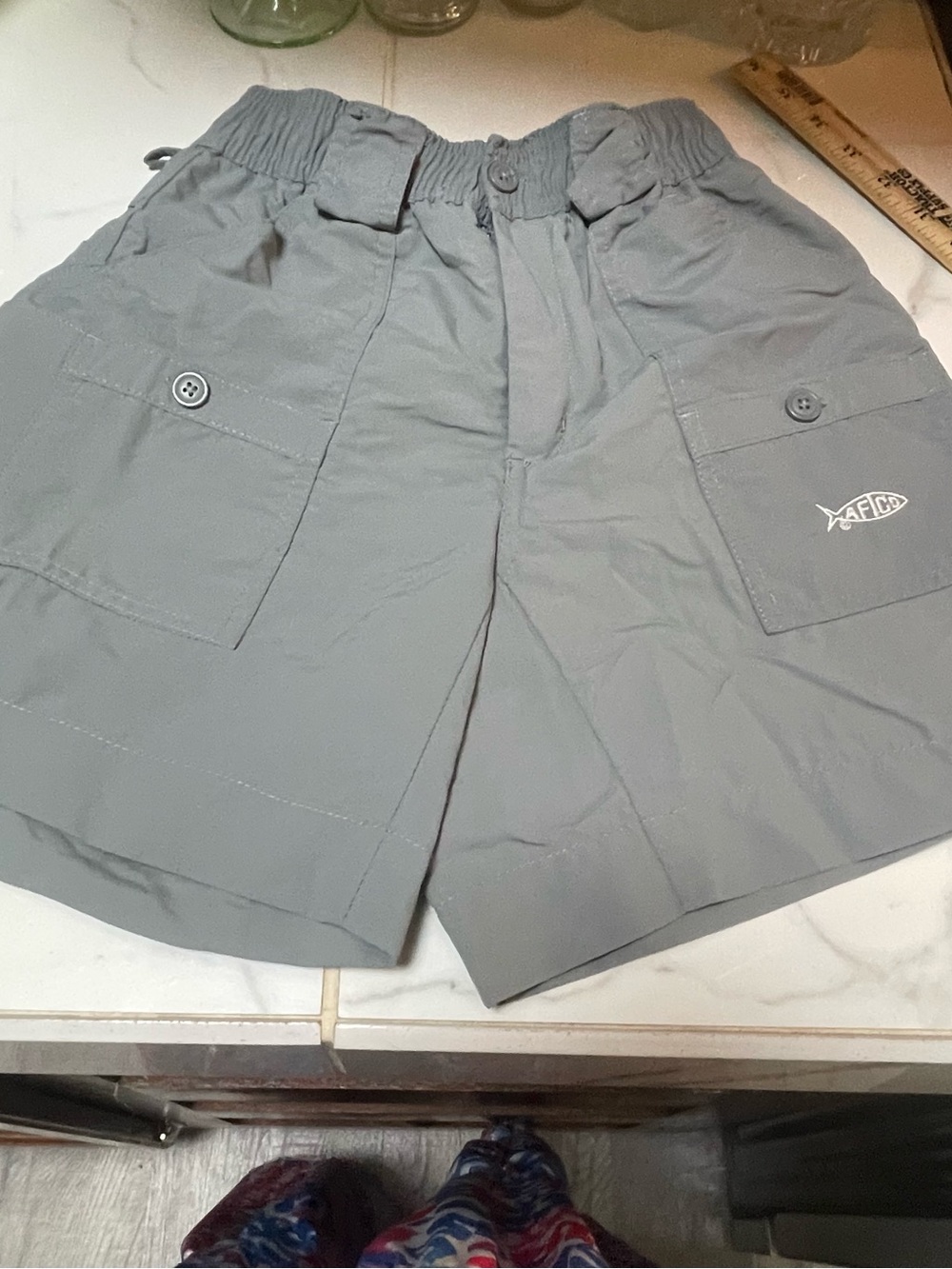 Gray Men's Cargo Shorts